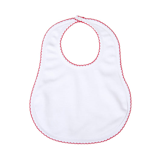 White & Red Bib