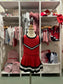 Red & Black Cheerleader Set