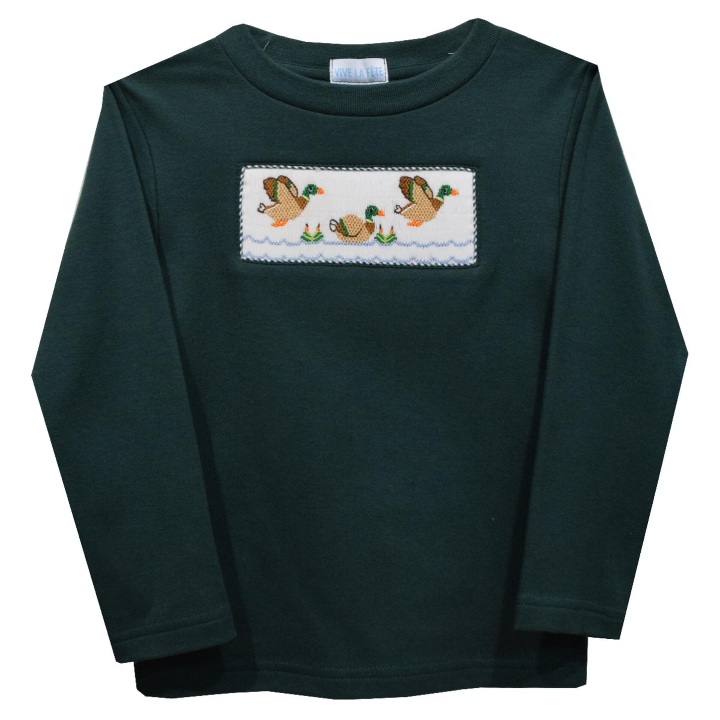 Mallard Smocked Long Sleeve T-shirt