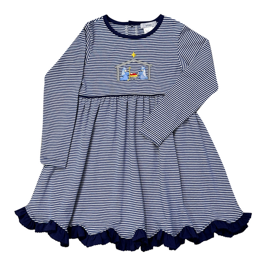 Nativity Appliqué Dress