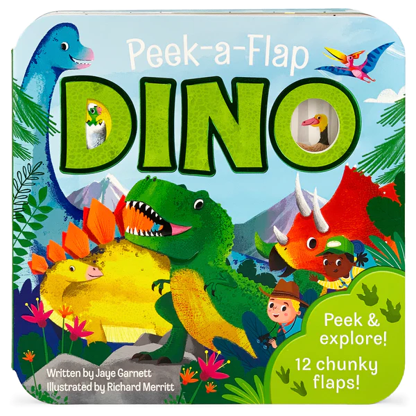 Dino Peek-a-Flap Book