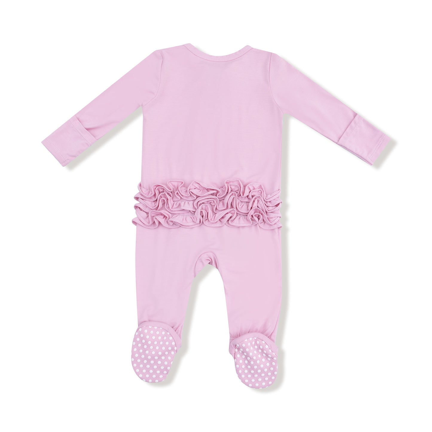 Romance Rose Two-Way Zipper Footie