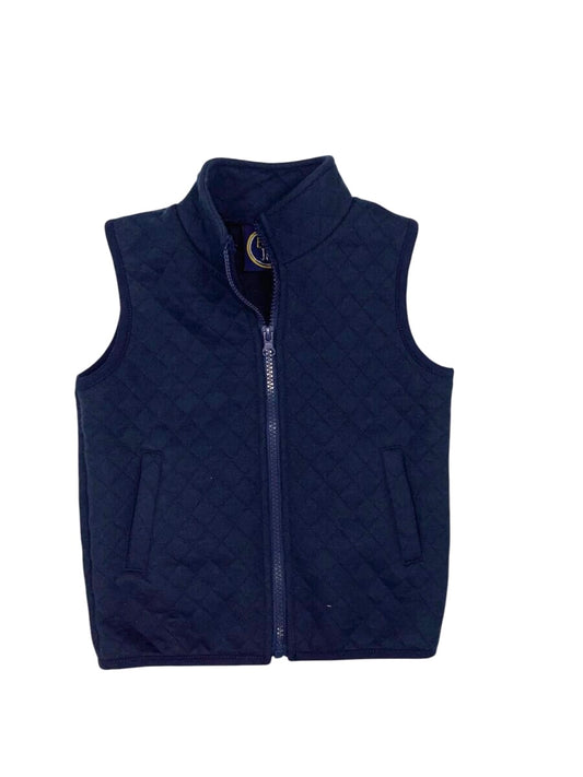 Navy Quilted Vest