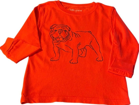 Red Bulldog Long Sleeve T-shirt