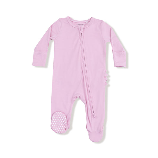 Romance Rose Two-Way Zipper Footie