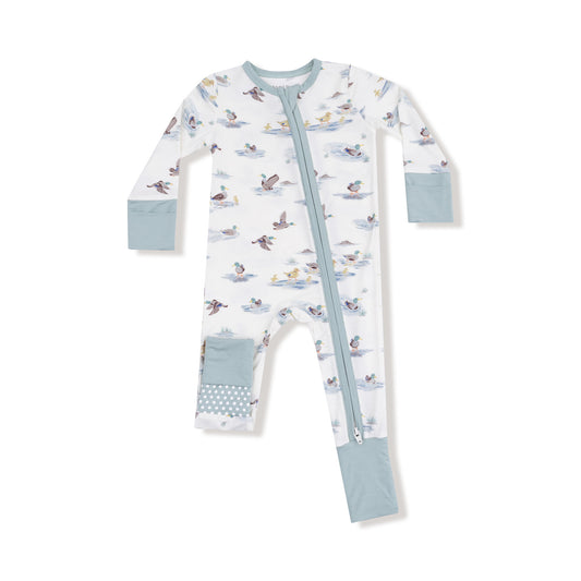 Migrating Mallards 2-Way Zipper Romper