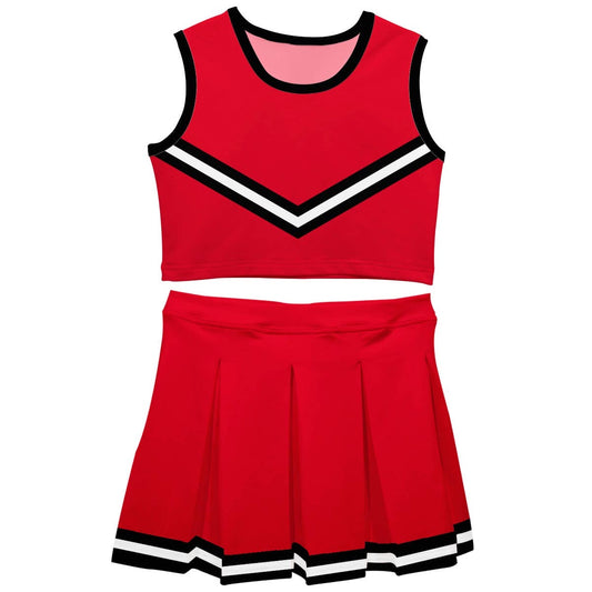 Red & Black Cheerleader Set