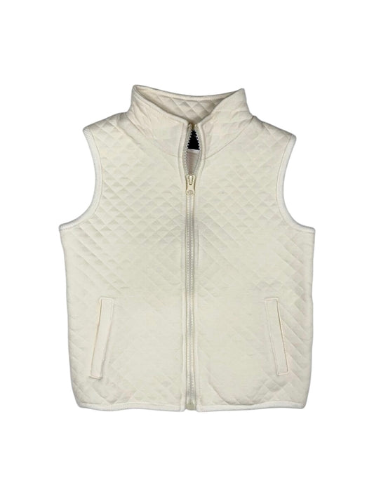 Cream Quilted Vest
