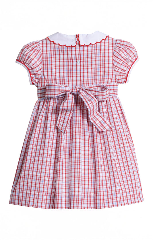 Hartford Plaid Bibie Dress