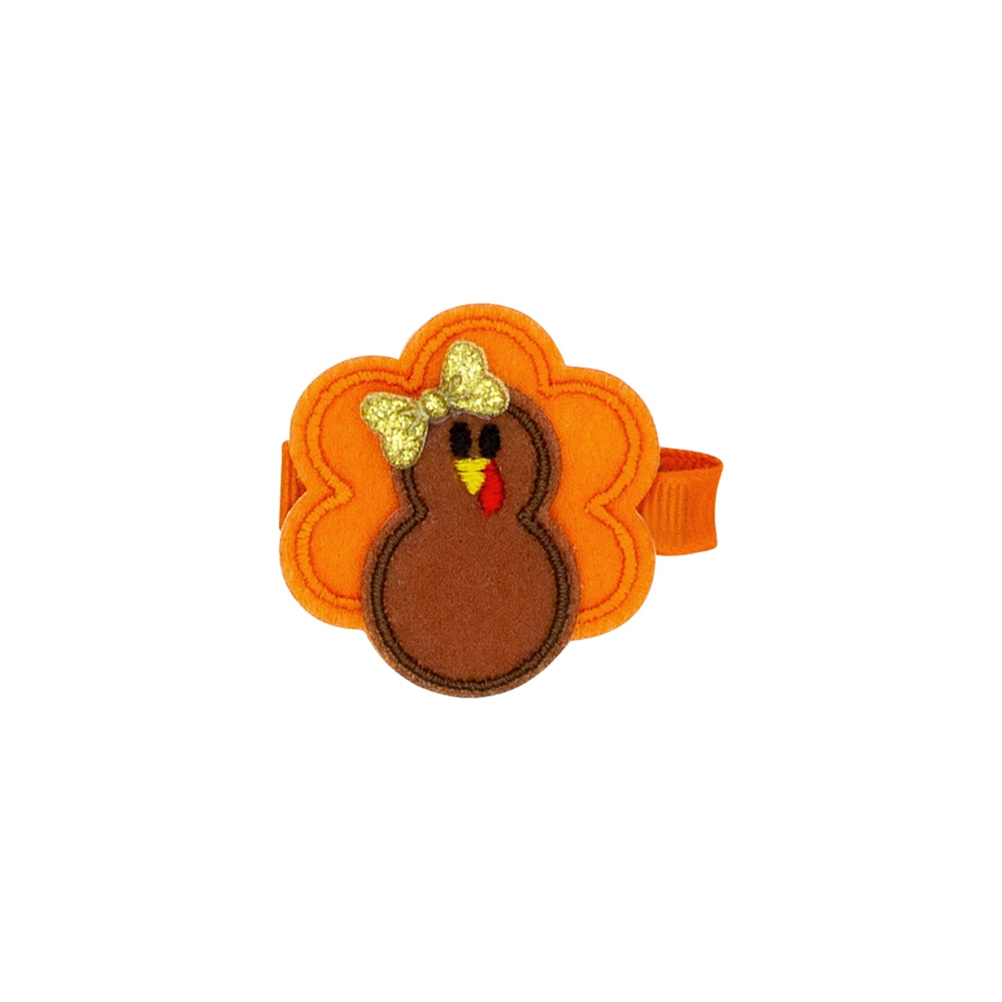 Turkey Ribbon Art Clip
