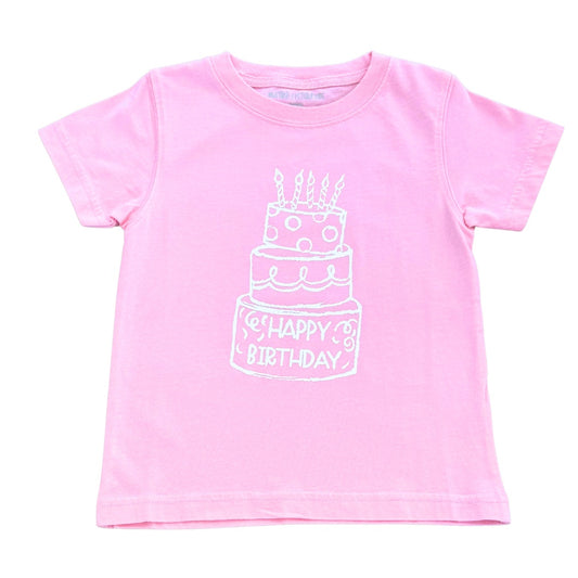 Light Pink Birthday Cake T-shirt