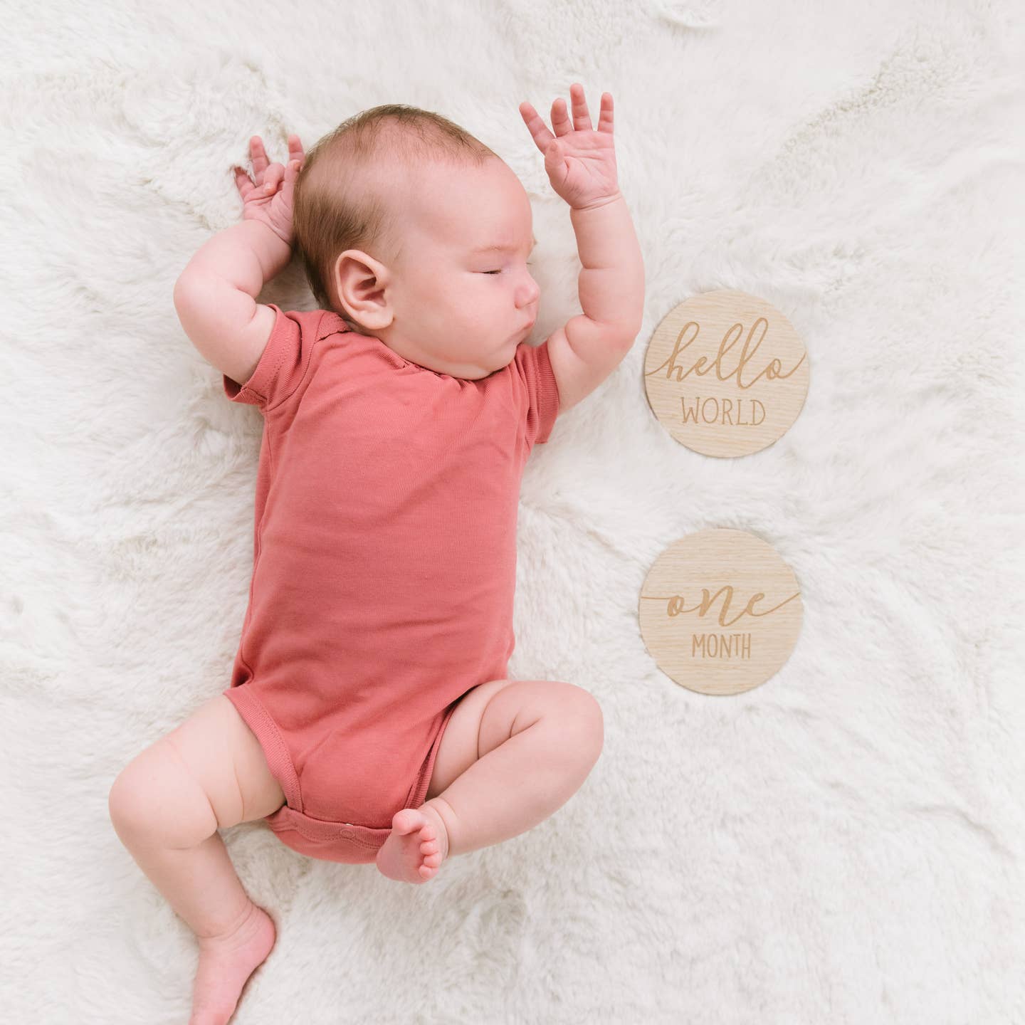 Wooden Monthly Milestone Photo Prop