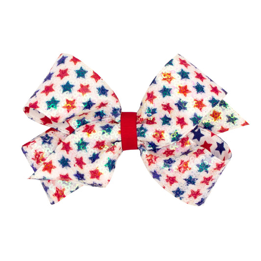 Sequin Stars Bow