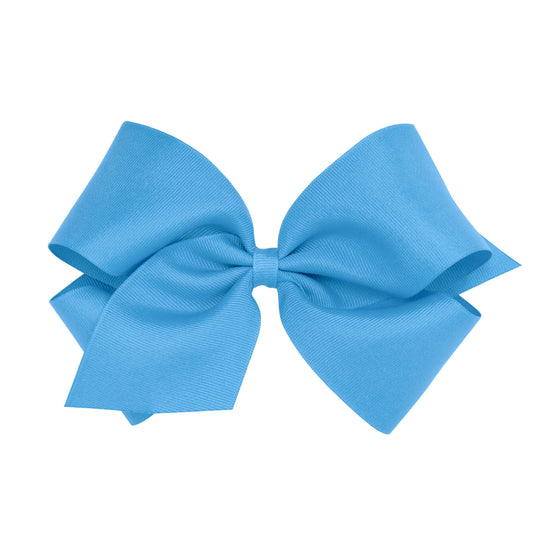 Bright Blue Grosgrain Girls Hair Bow