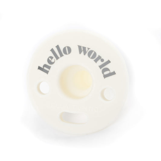 Hello World bubbi Pacifier