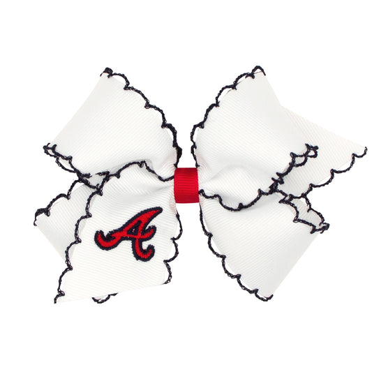 Atlanta Braves Moonstitch Hair Bow