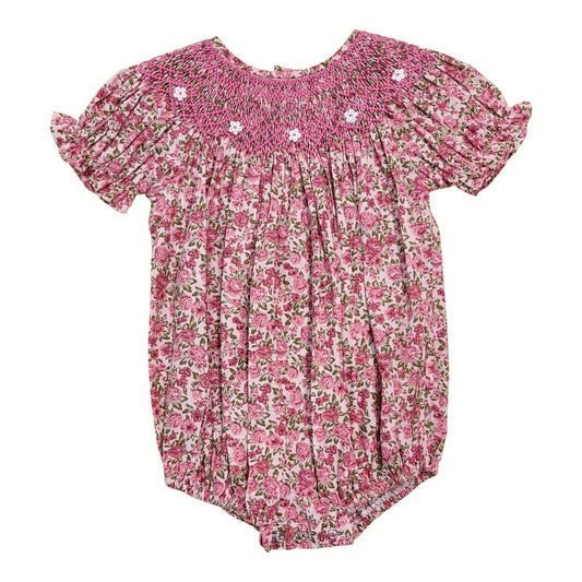 Reign Floral Smocked Bubble