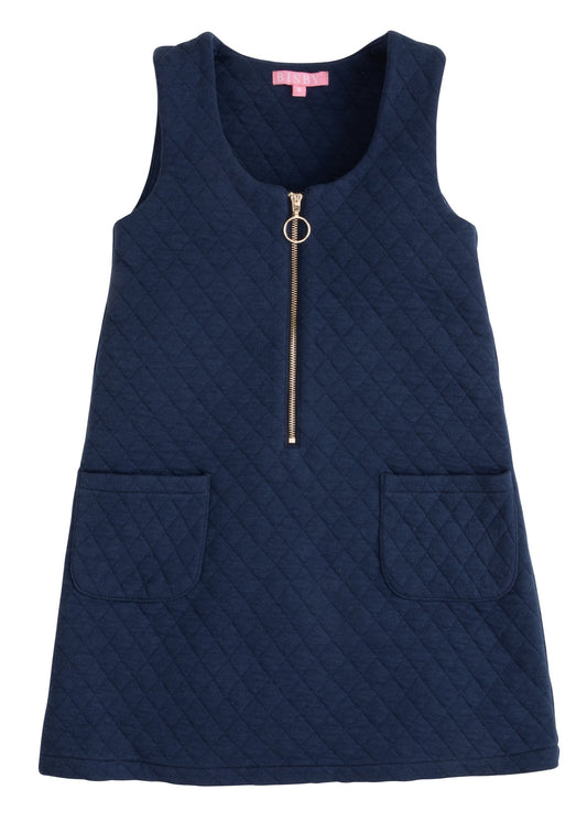 Quilted Jumper - Navy