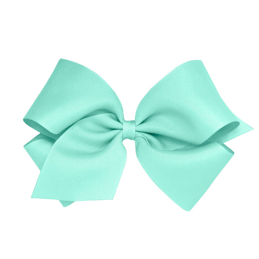 Teal Grosgrain Girls Hair Bow