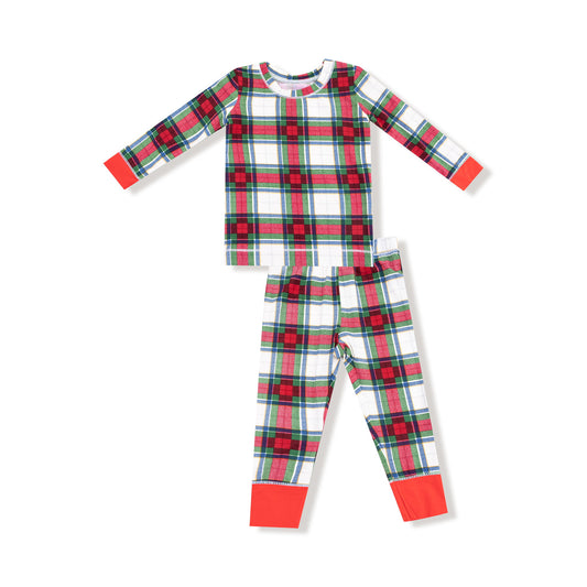 Holiday Plaid Bamboo Pajama Set