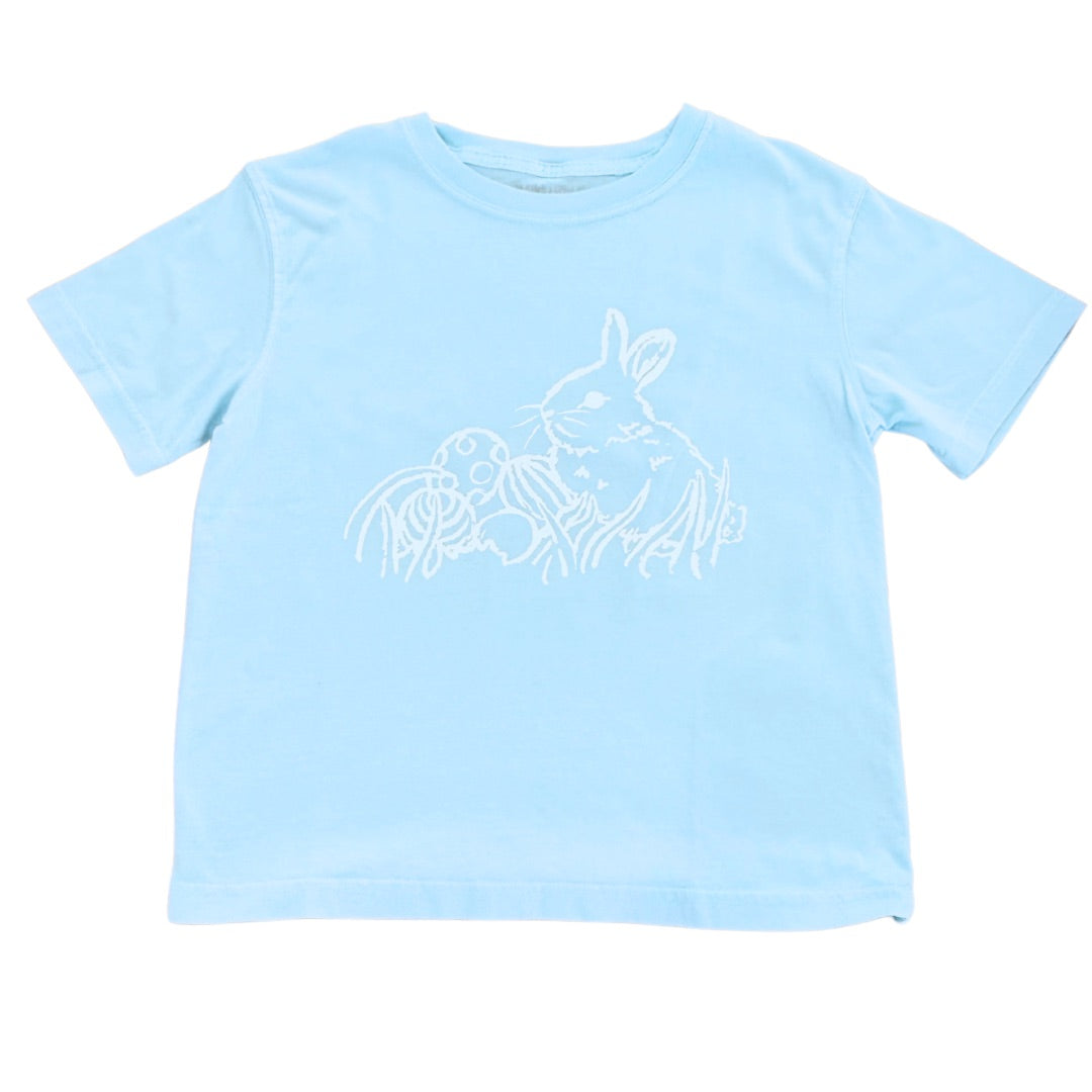 Light Blue Easter Bunny T-shirt