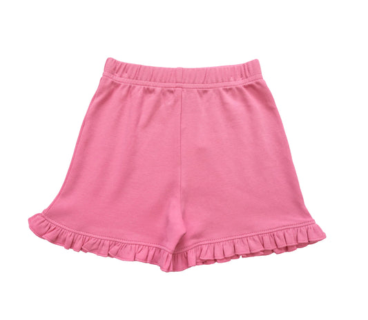Interlock Ruffle Shorts - Bubblegum