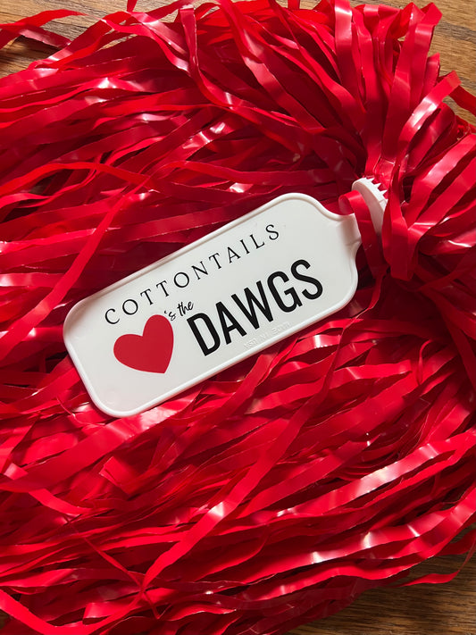 Cottontails ❤️’s the Dawgs Shaker