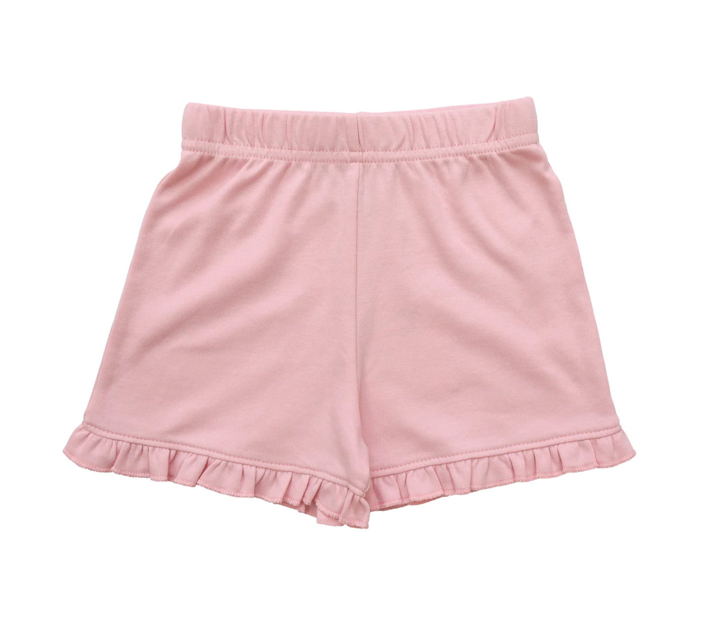 Interlock Ruffle Shorts - Light Pink