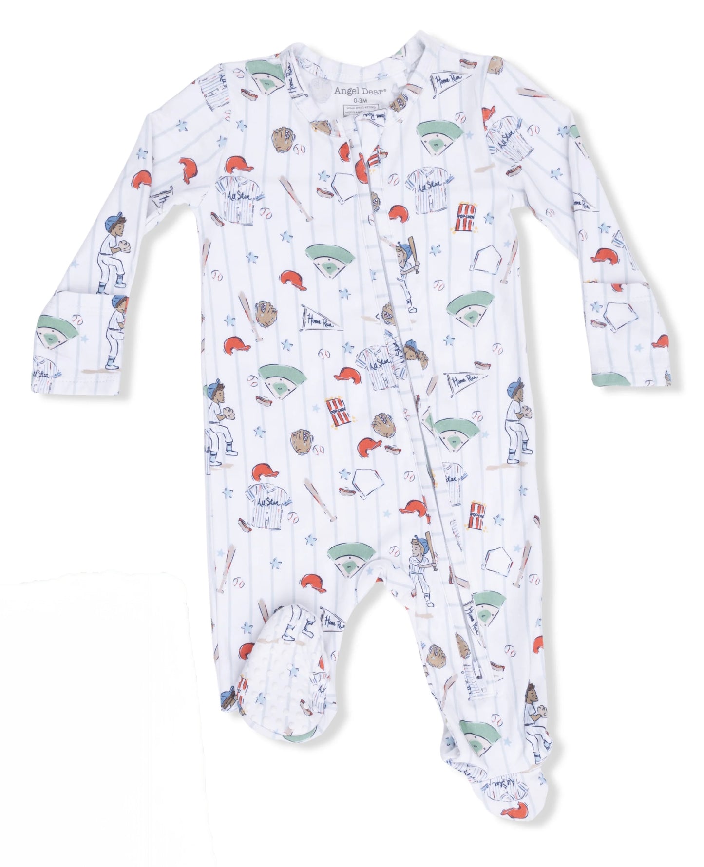 Home Run Baseball 2-Way Zipper Footie