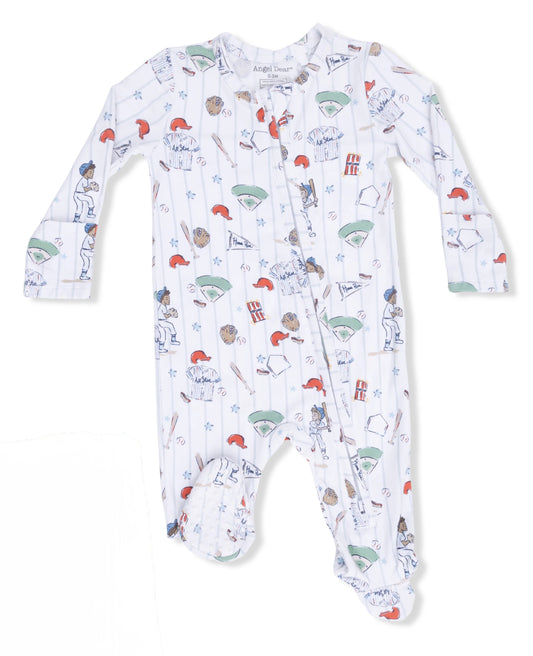 Home Run Baseball 2-Way Zipper Footie