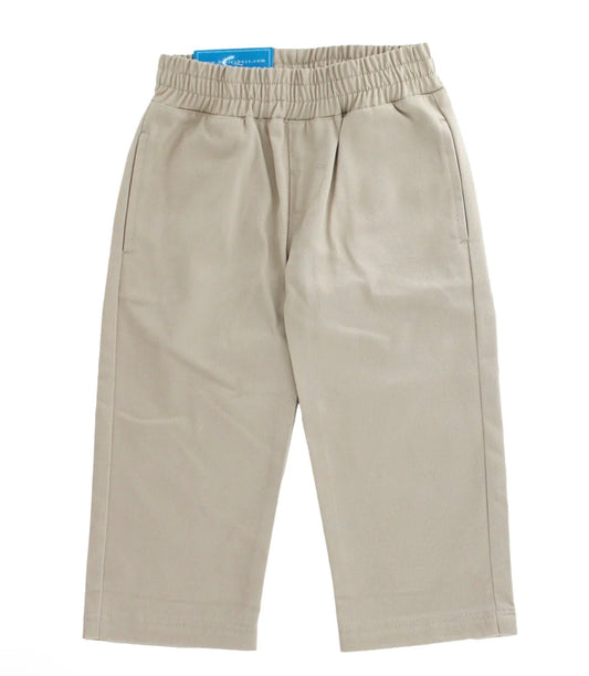 Boys Khaki Twill Pull On Pants