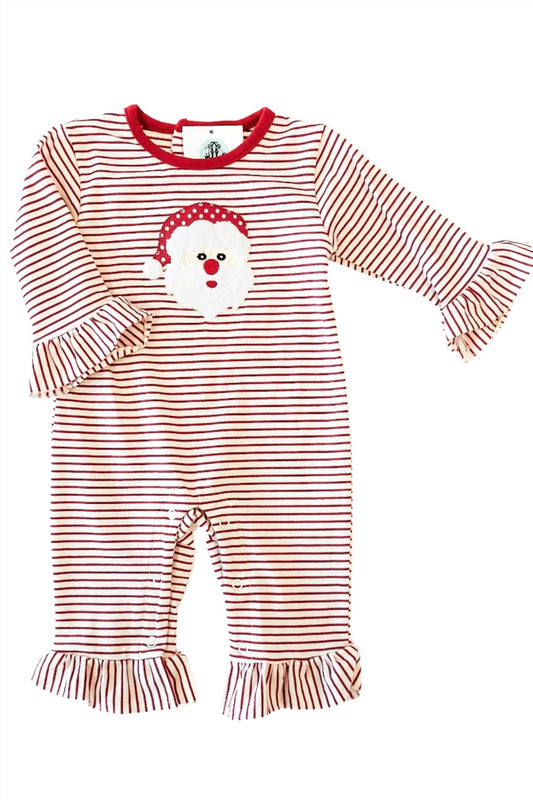 Santa Appliqué Girls Romper