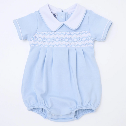Hudson Smocked Collared Bubble