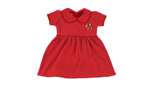 Standing Bulldog UGA Peter Pan Dress