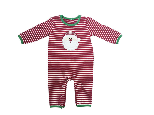 Santa Applique Boys Romper