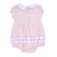 Mini Checks Collared Pink Bubble