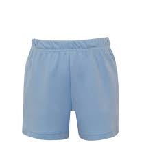 Boys Light Blue Knit Shorts