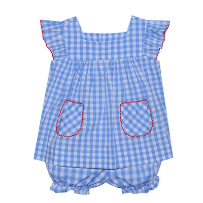 Blue Rosemary Bloomer Set