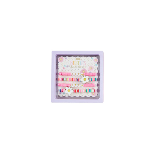 Flowers BFF Beaded Bracelets