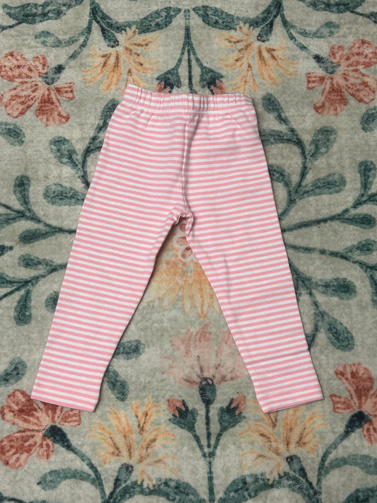 Pink Stripe Leggings