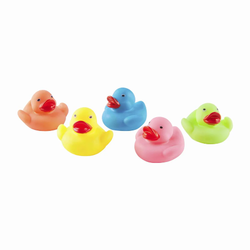 Light Up Rubber Duck Bath Toys