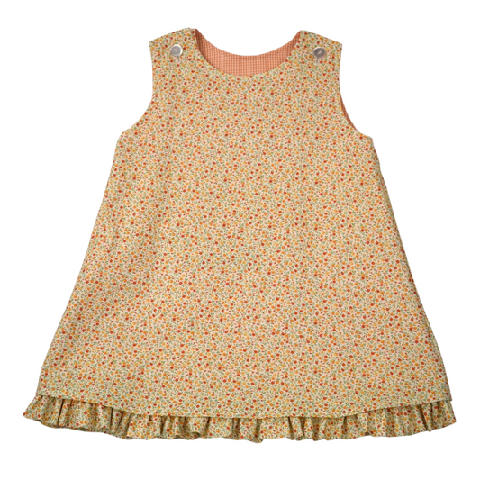 Floral + Pumpkins Reversible Jumper