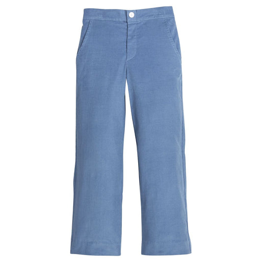 Stormy Blue Cord Pull On Pant