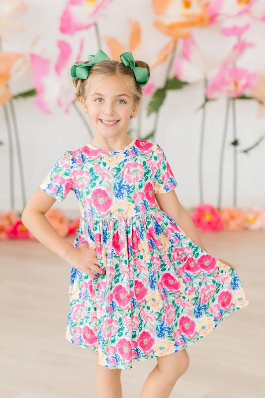 Wildflower Wishes Pocket Twirl Dress