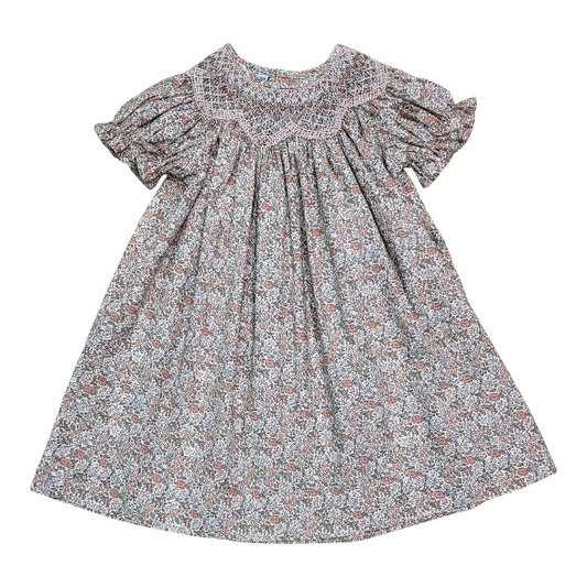 Sabrina Smocked Floral Dress