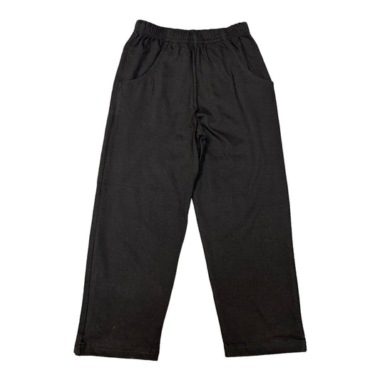 Boys Black Jersey Pants