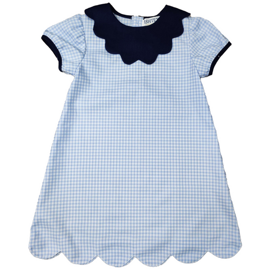 Blue Plaid Dress