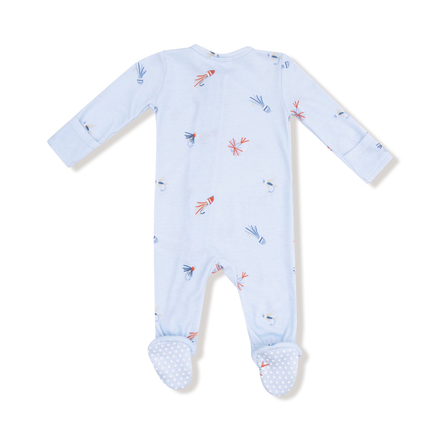 Fly Fishing Lures Two-Way Zipper Footie