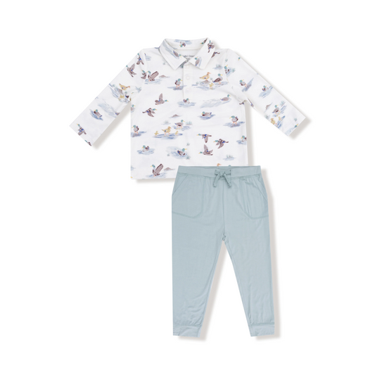 Migrating Mallards L/S Polo + Jogger