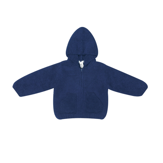 Navy Chenille Hoodie